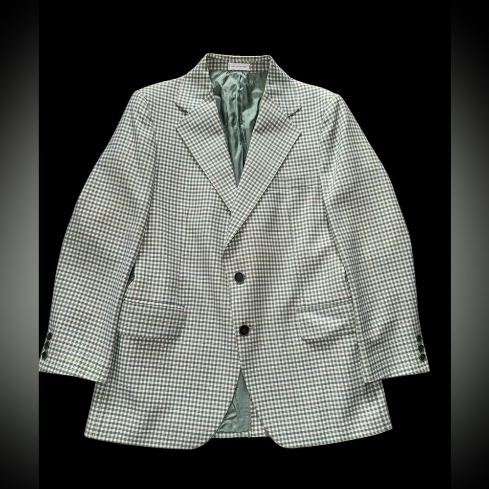 Vintage 70s 80s Richman Brothers Plaid Blazer Jacket Men Size 42R